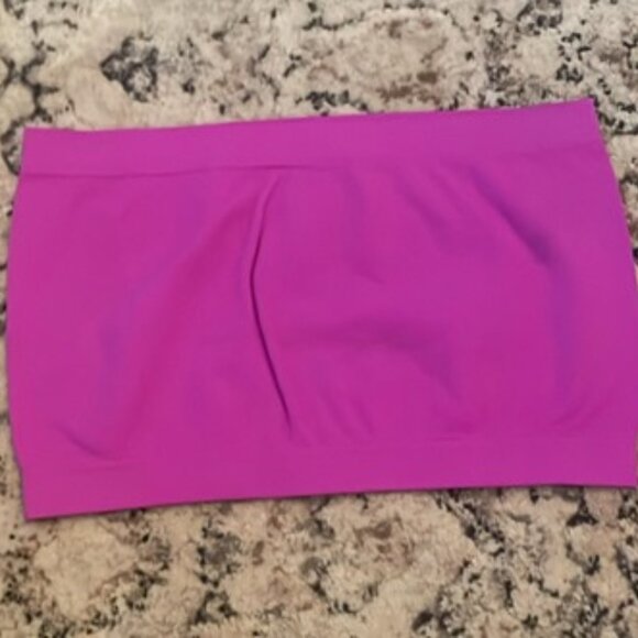 Hot Fuchsia Pink Bandeau Strapless Tube Top – Trendy & Comfortable - Picture 3 of 3